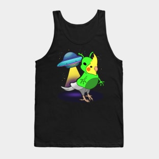 Aesthetic Alien Birb Tank Top